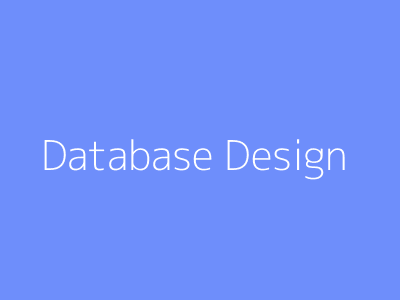 Database Design